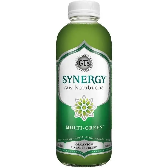 GT's - Synergy Raw Kombucha, 16 fl oz | Multiple Flavors