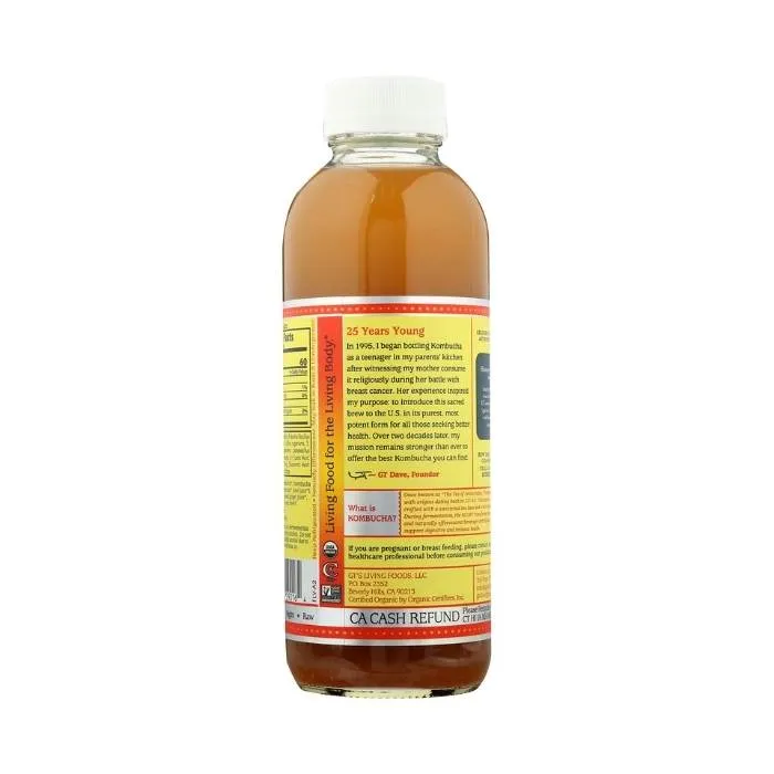 GT's - Synergy Raw Kombucha, 16 fl oz | Multiple Flavors