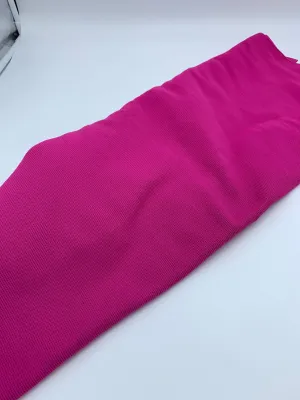 HEAVYWEIGHT NYLON RIBBING - HOT PINK