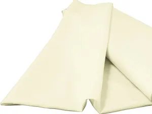 Ivory 58/59" Wide 100% Premium Woven Polyester Poplin Fabric By The Yard