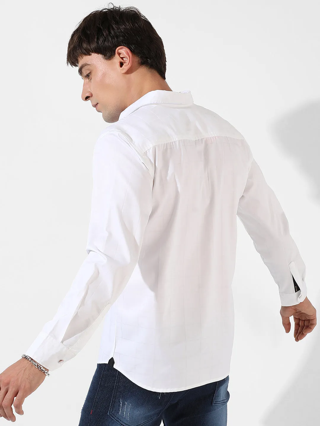 Jet Black Casual Shirt