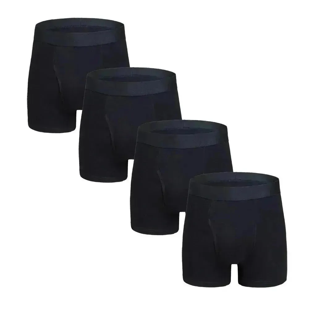 Large Size Men's Cotton Boxer Briefs with pouch Underwear