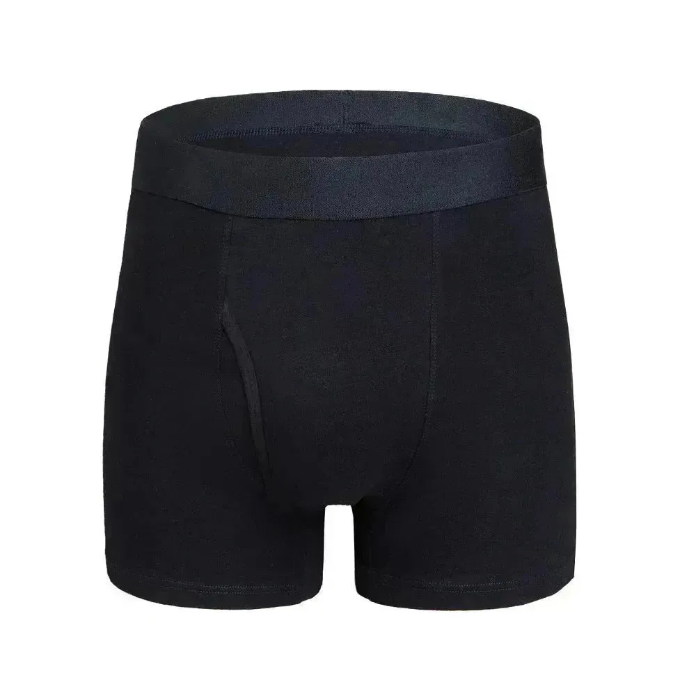 Large Size Men's Cotton Boxer Briefs with pouch Underwear