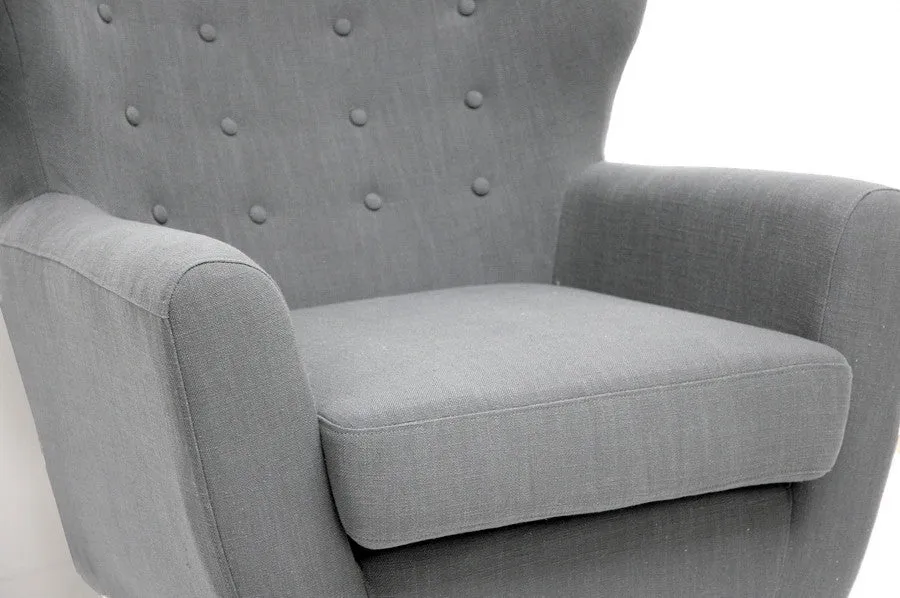 Lord Club Chair Light Gray