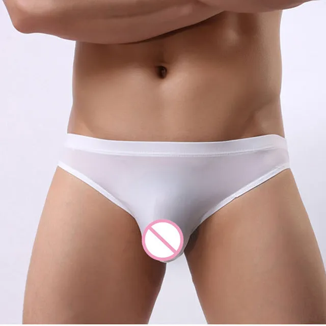 Men's Polyester Seamless Colored Brief