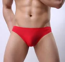 Men's Polyester Seamless Colored Brief