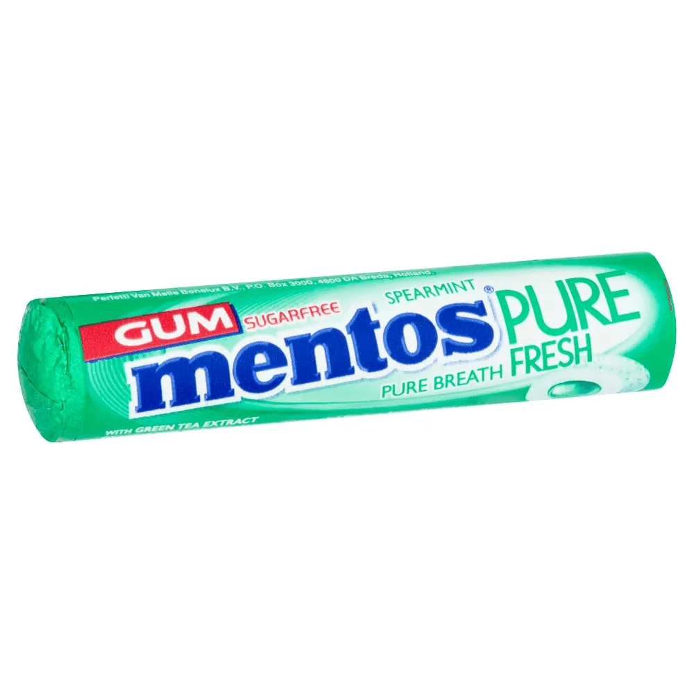 Mentos Chewing Gum Pure Fresh Spearmint - 9Pcs