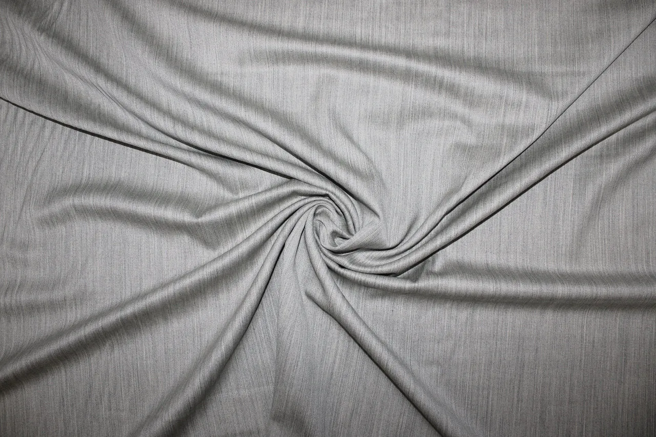 Merino Super 100 Selvage Wool - Variegated Gray