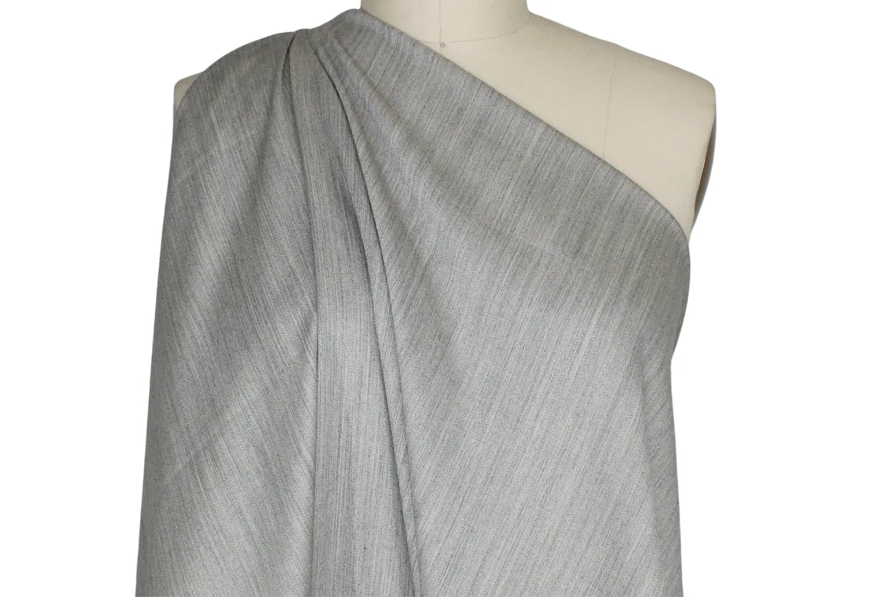 Merino Super 100 Selvage Wool - Variegated Gray