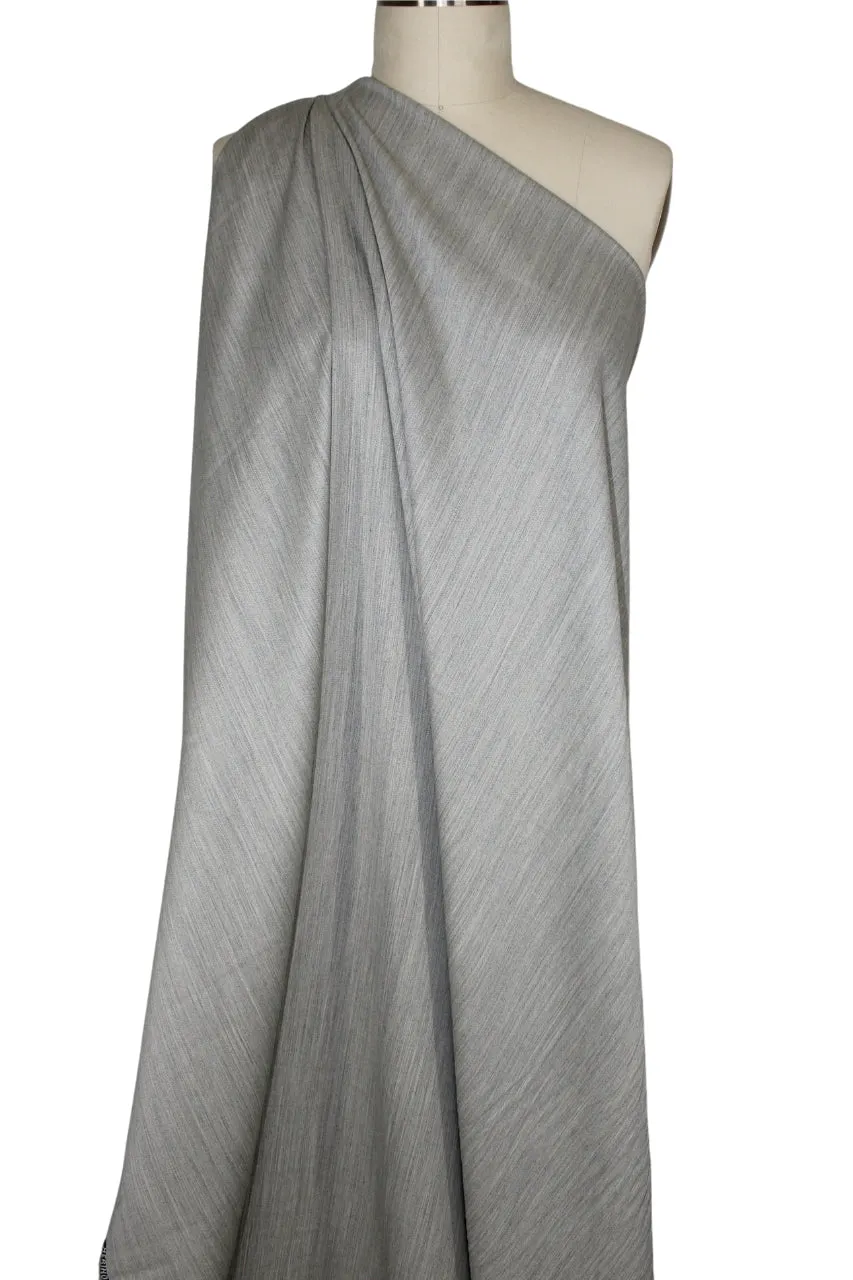 Merino Super 100 Selvage Wool - Variegated Gray