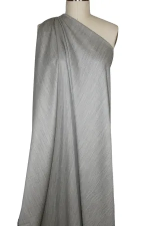 Merino Super 100 Selvage Wool - Variegated Gray