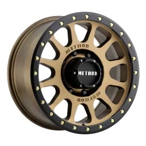 Method Race Wheels MR305 NV Matte Bronze Wheels with Matte Black Ring MR30529080918