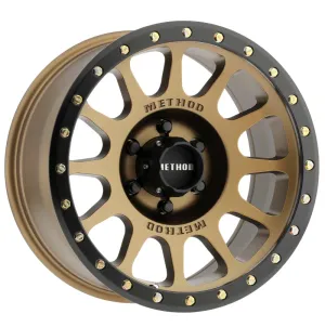 Method Race Wheels MR305 NV Matte Bronze Wheels with Matte Black Ring MR30589016918