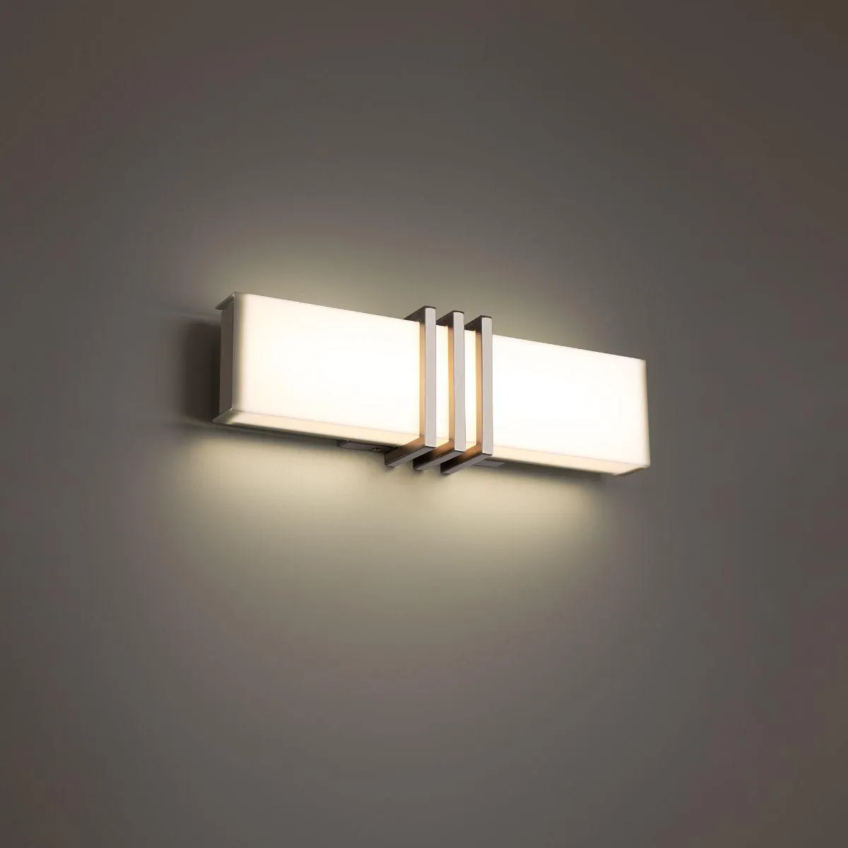 Minibar 18 in. LED Bath Bar 3000K Brushed Nickel finish