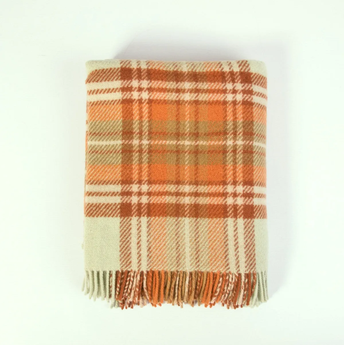 Mint Green Pure New Wool Throw