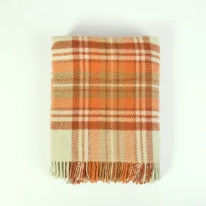 Mint Green Pure New Wool Throw