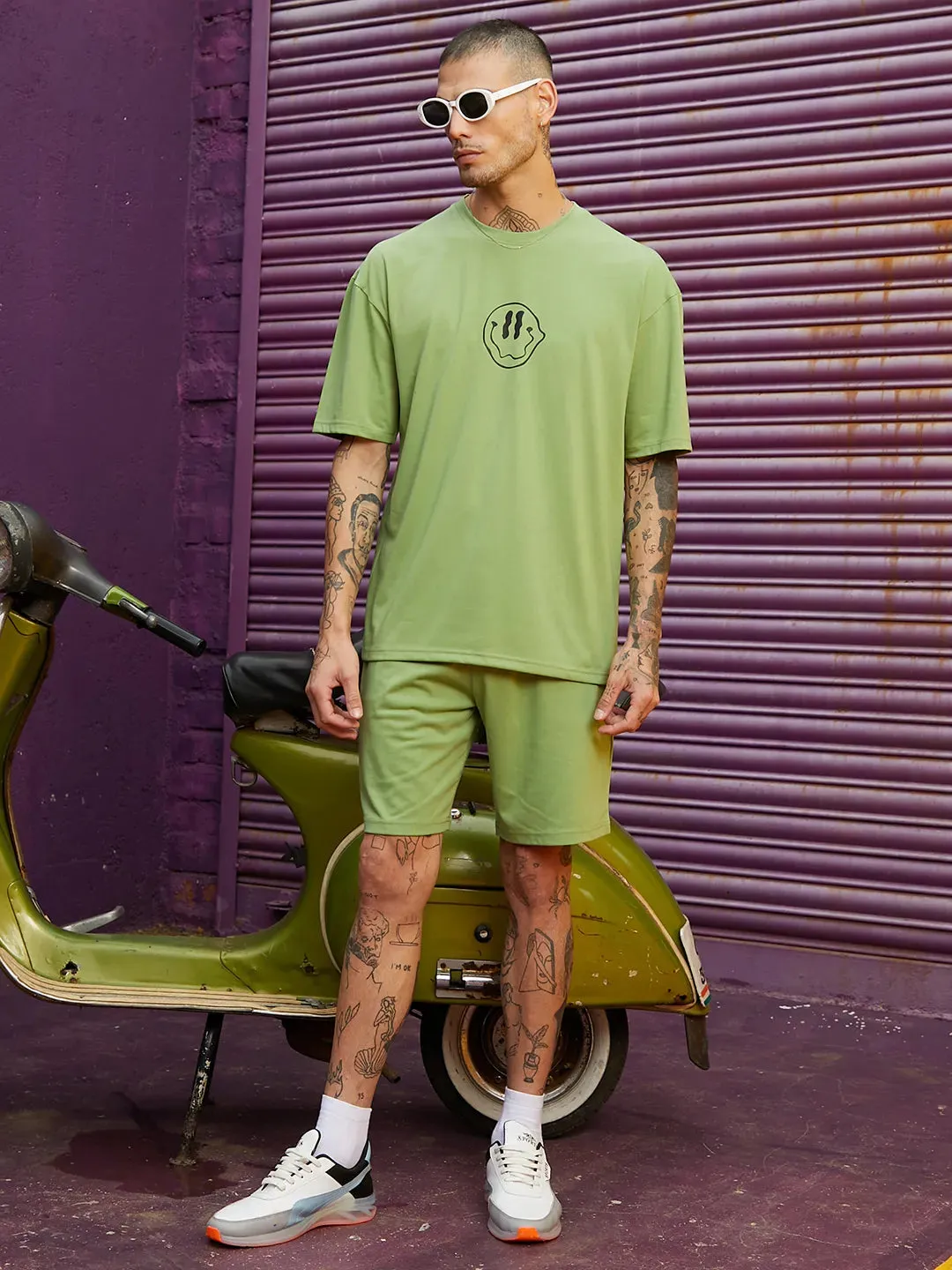 Oversized Green Sunny Cactus Co-Ord Set