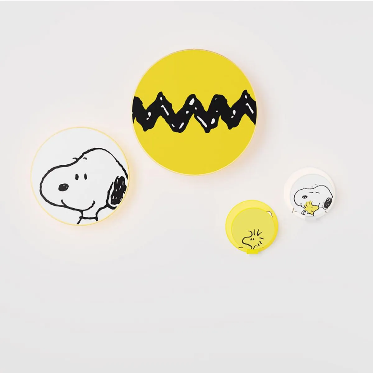 Peanuts Gravy 5 in. LED Warm White Wall Light Matte Black Plug-in Charlie Brown Gravy