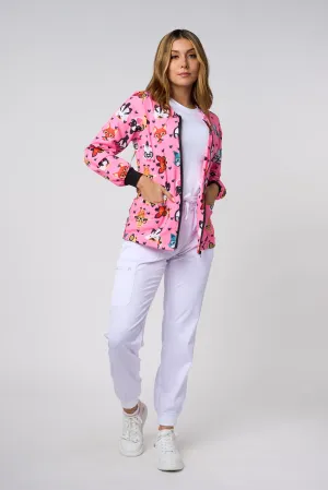 PINK ANIMAL  PRINTED JACKETS