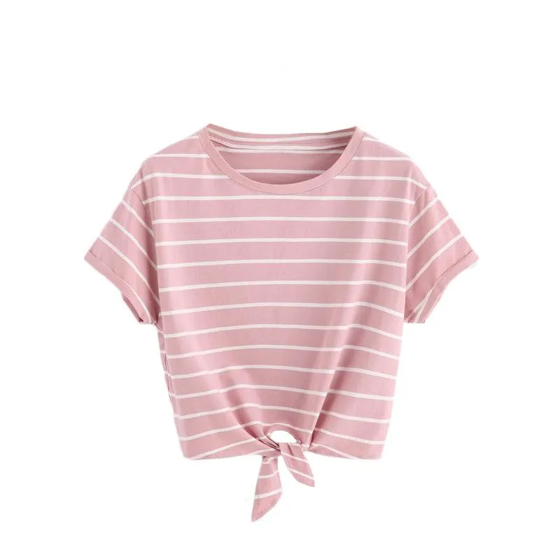 PINKY PROMISE TIE-UP TEE