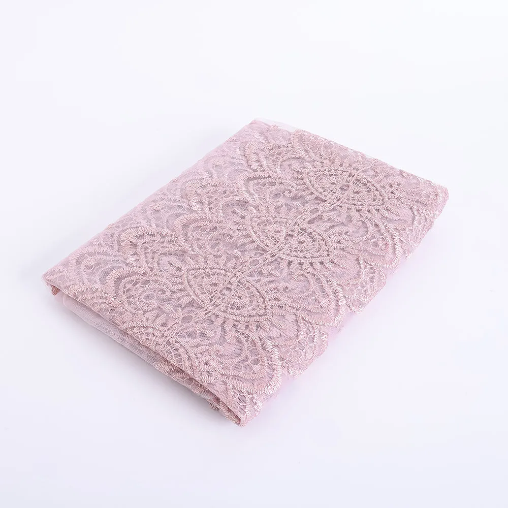 Polyester Embroidery Lace Fabric