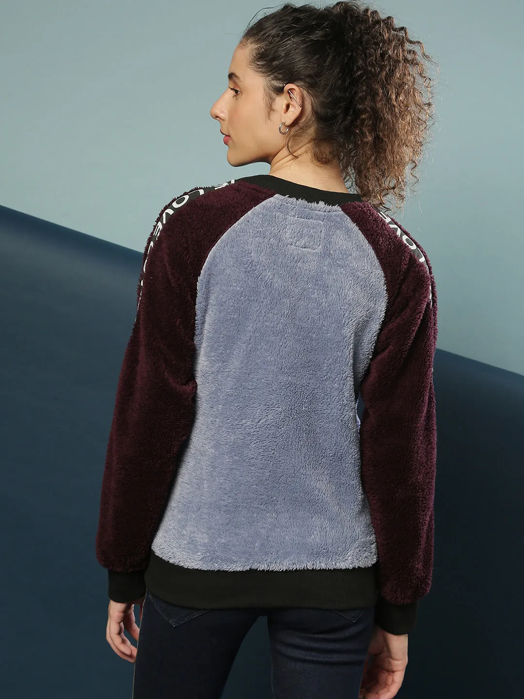 Printed Fur Jacket