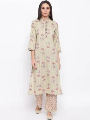 Printed Kurta & Pant Set