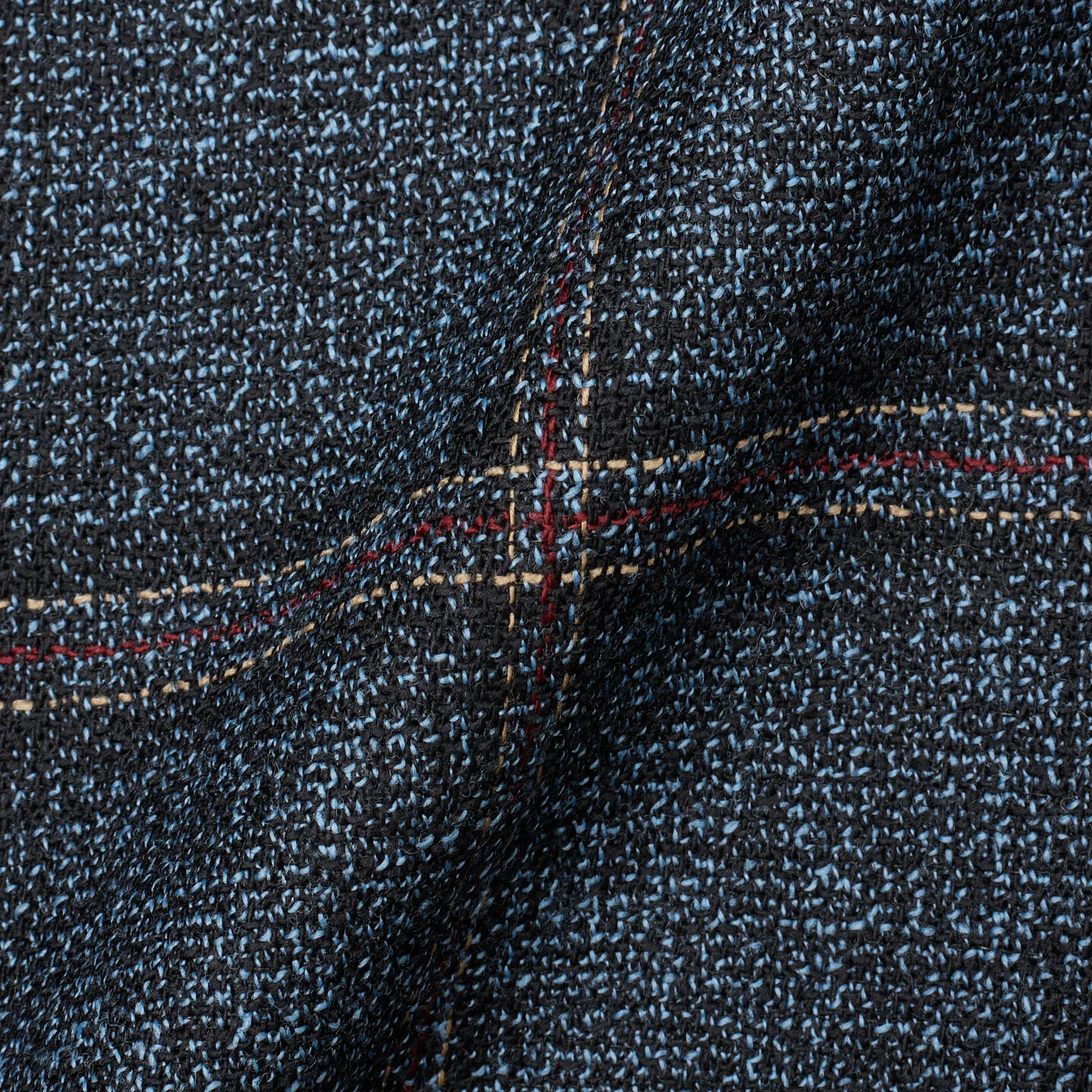 SARTORIA PARTENOPEA Blue Plaid Wool Unlined DB Jacket EU 48 NEW US 38 Current Model