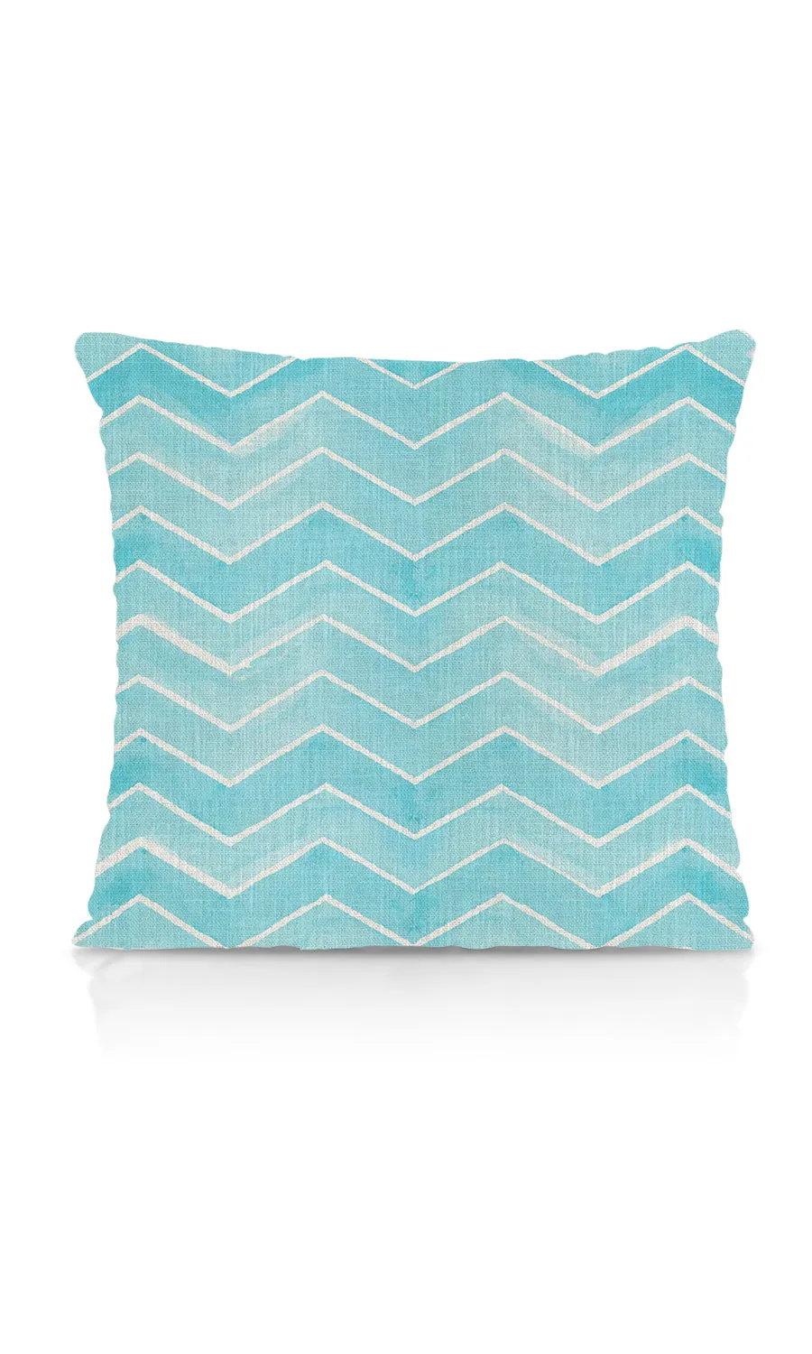 'Saxony' Chevron Print Shades (Eggshell White/ Blue)