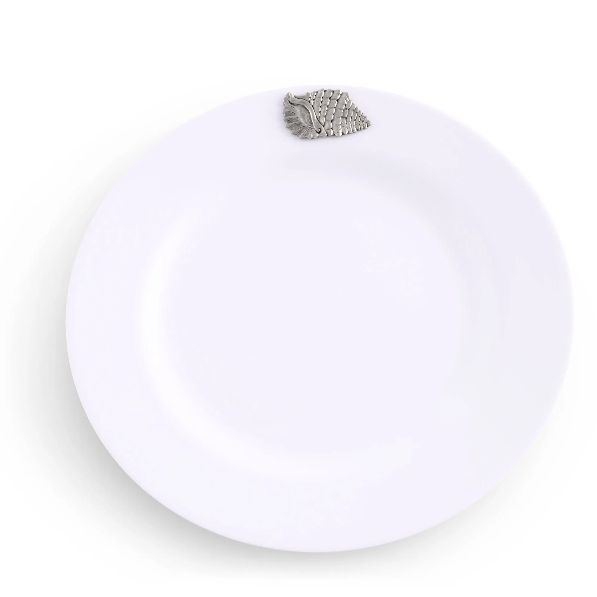 Sea Shell Melamine Lunch Plates - Set of 4