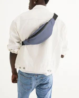 Shaded Pale Pastel Blue Gray Belt Bag | C30M22Y0K30