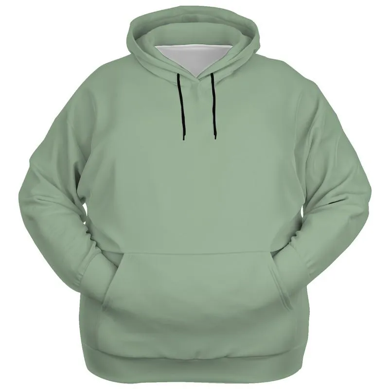 Shaded Pale Pastel Green Gray Hoodie | Unisex | with PLUS sizes | C22M0Y30K30