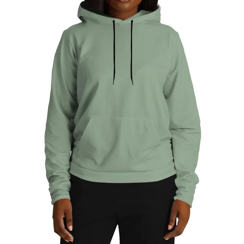 Shaded Pale Pastel Green Gray Hoodie | Unisex | with PLUS sizes | C22M0Y30K30