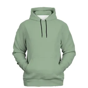 Shaded Pale Pastel Green Gray Hoodie | Unisex | with PLUS sizes | C22M0Y30K30