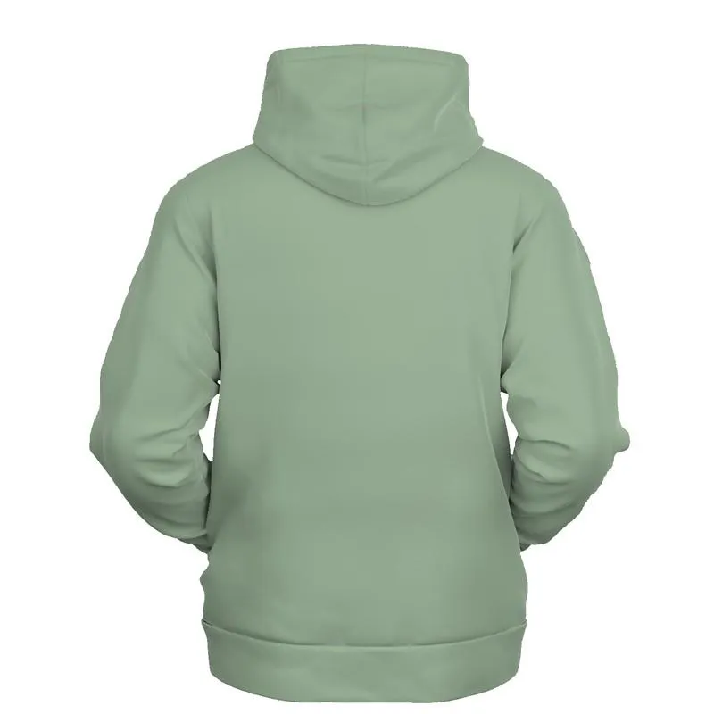 Shaded Pale Pastel Green Gray Hoodie | Unisex | with PLUS sizes | C22M0Y30K30