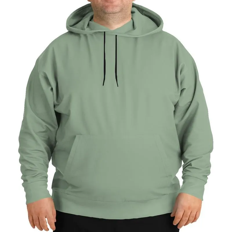 Shaded Pale Pastel Green Gray Hoodie | Unisex | with PLUS sizes | C22M0Y30K30