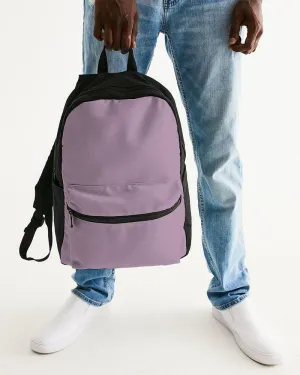 Shaded Pale Pastel Purple Gray Canvas Backpack | C8M30Y0K30