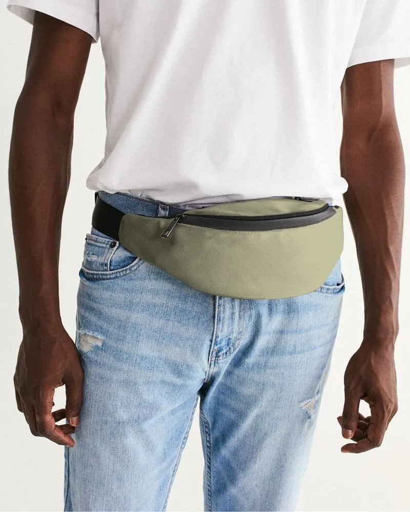Shaded Pale Pastel Yellow Gray Belt Bag | C0M0Y30K30