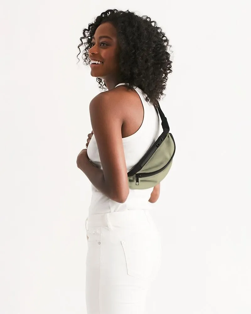 Shaded Pale Pastel Yellow Gray Belt Bag | C0M0Y30K30