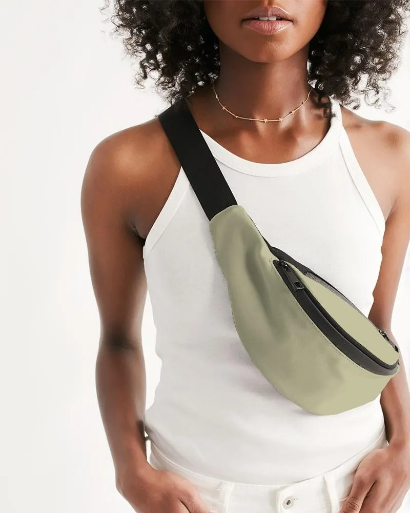 Shaded Pale Pastel Yellow Gray Belt Bag | C0M0Y30K30