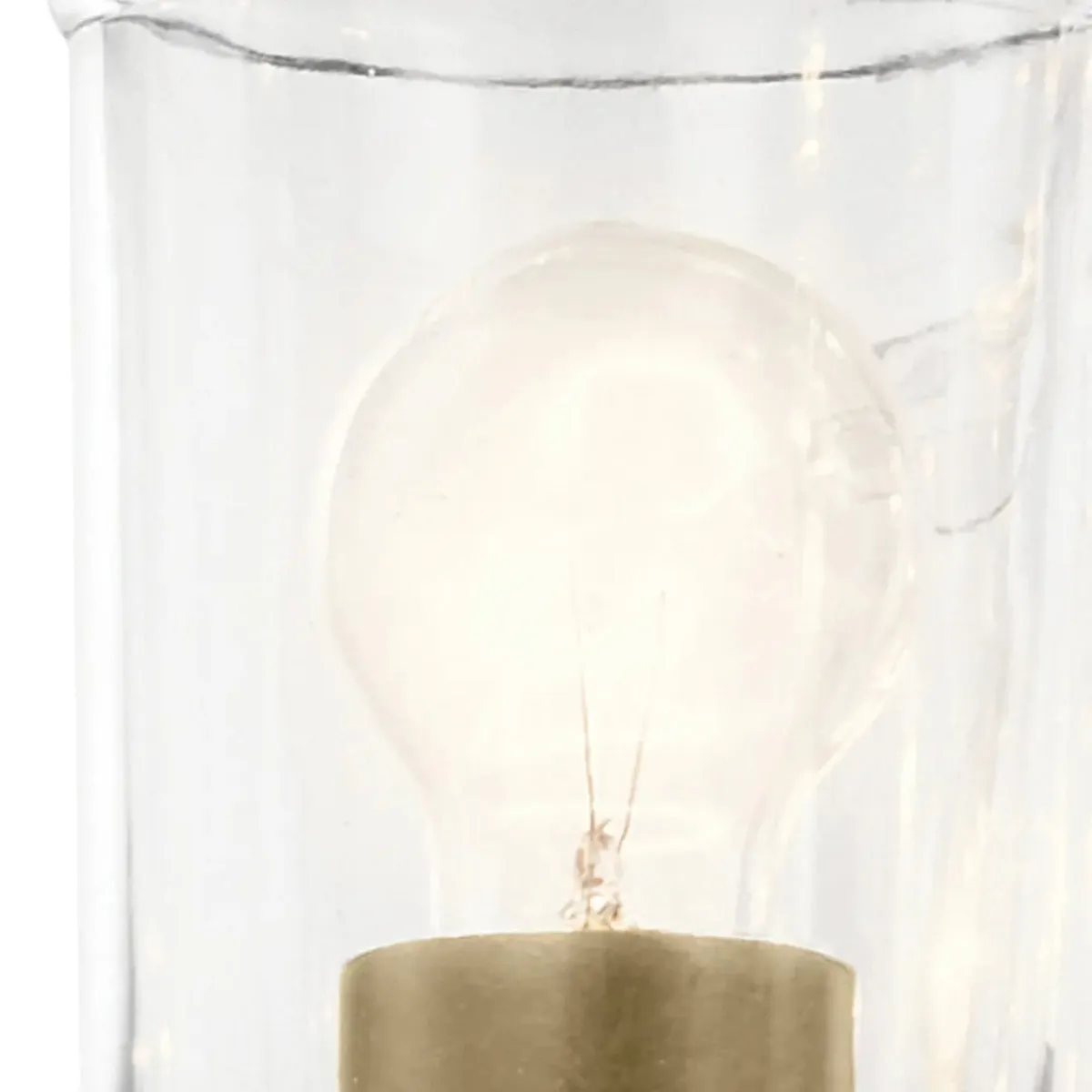 Shailene 27" 9-Light Chandelier with Clear Glass, Natural Brass Finish