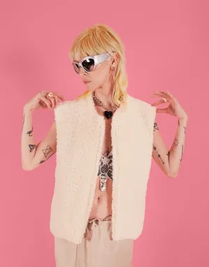 Short teddy waistcoat I