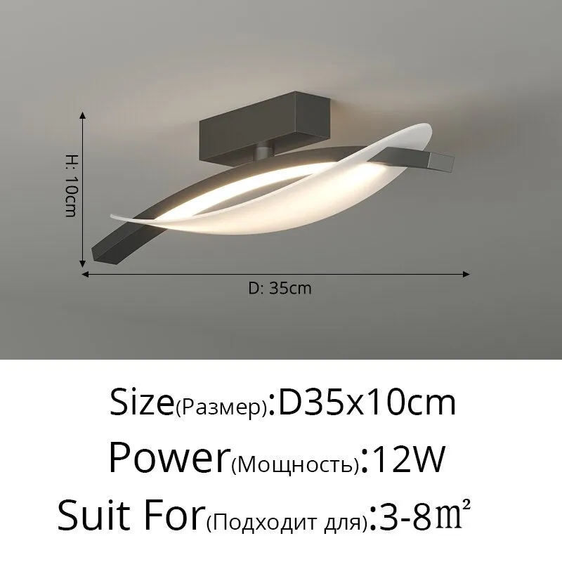 Simple Modern Strip Light Luxury Led Lamp
