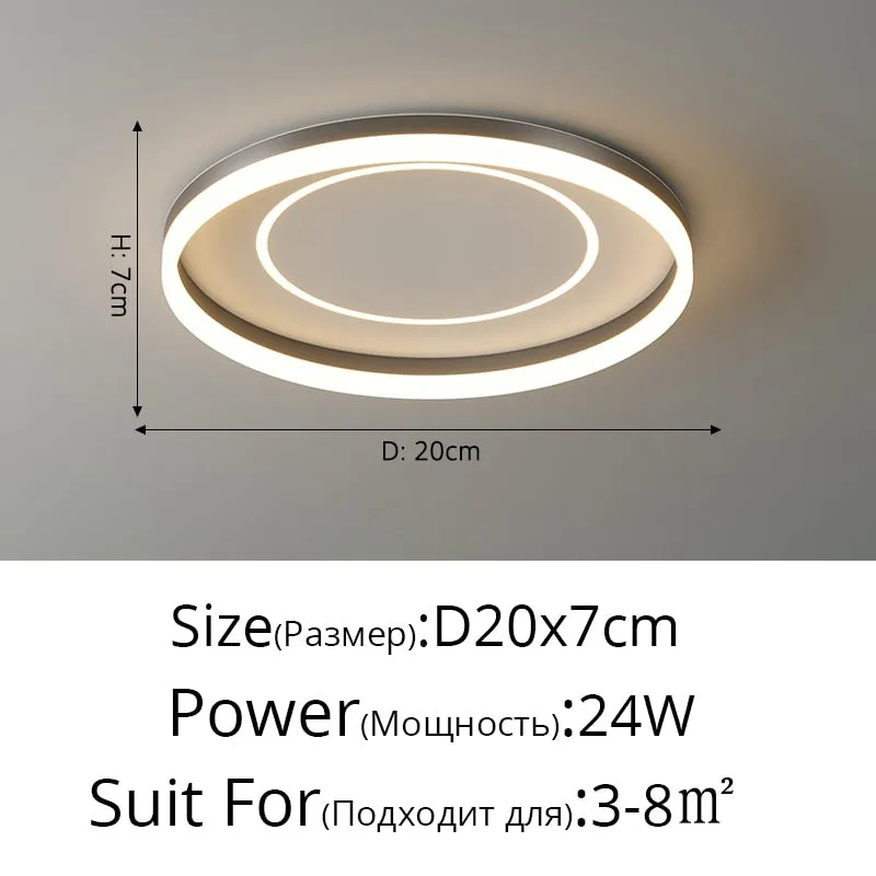 Simple Modern Strip Light Luxury Led Lamp