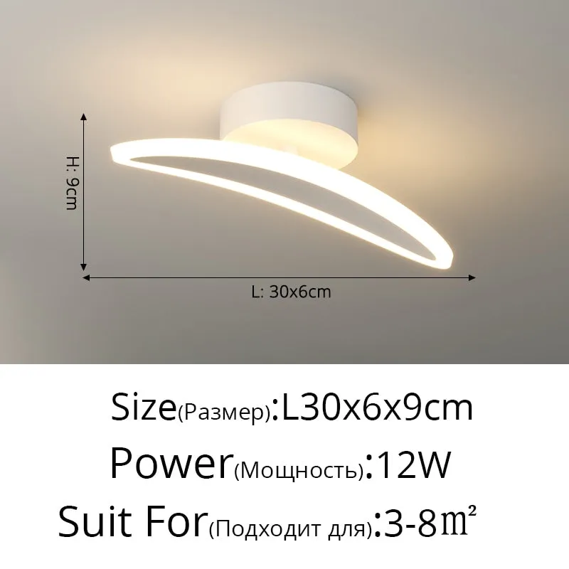 Simple Modern Strip Light Luxury Led Lamp