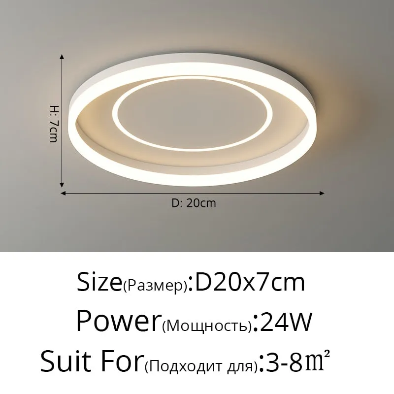 Simple Modern Strip Light Luxury Led Lamp