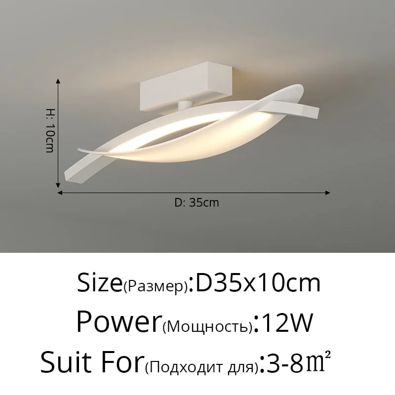 Simple Modern Strip Light Luxury Led Lamp