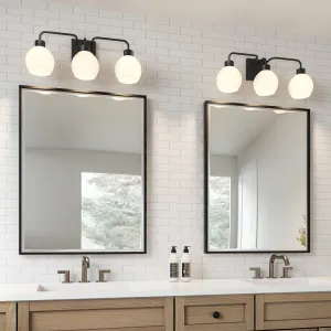 Tanner 3 Light Vanity - Black