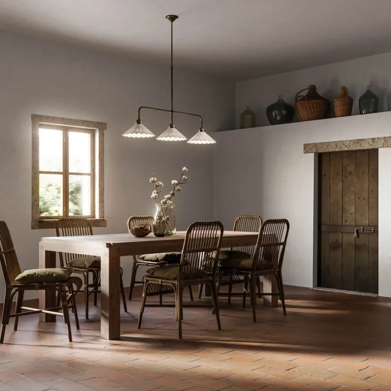 Traditional Ceramic Pendant Light