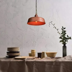Vintage Aged Copper & Brass Pendant